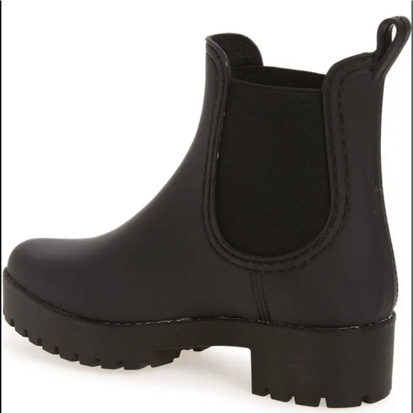 Black Waterproof Jeffrey Campbell Chelsea Boot. Style-“Hydra” - Picture 3 of 3